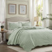 Kit Colcha Matelass Casal Corttex Milo Verde