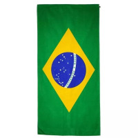 Toalha Aveludada Dohler Bandeira do Brasil