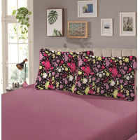 Jogo de Cama Malha Solteiro 2 peas SBX Confort Splash Rosa