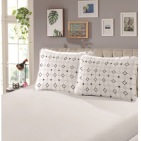 Jogo de Cama Malha Casal 3 peas SBX Confort Diamond Branco